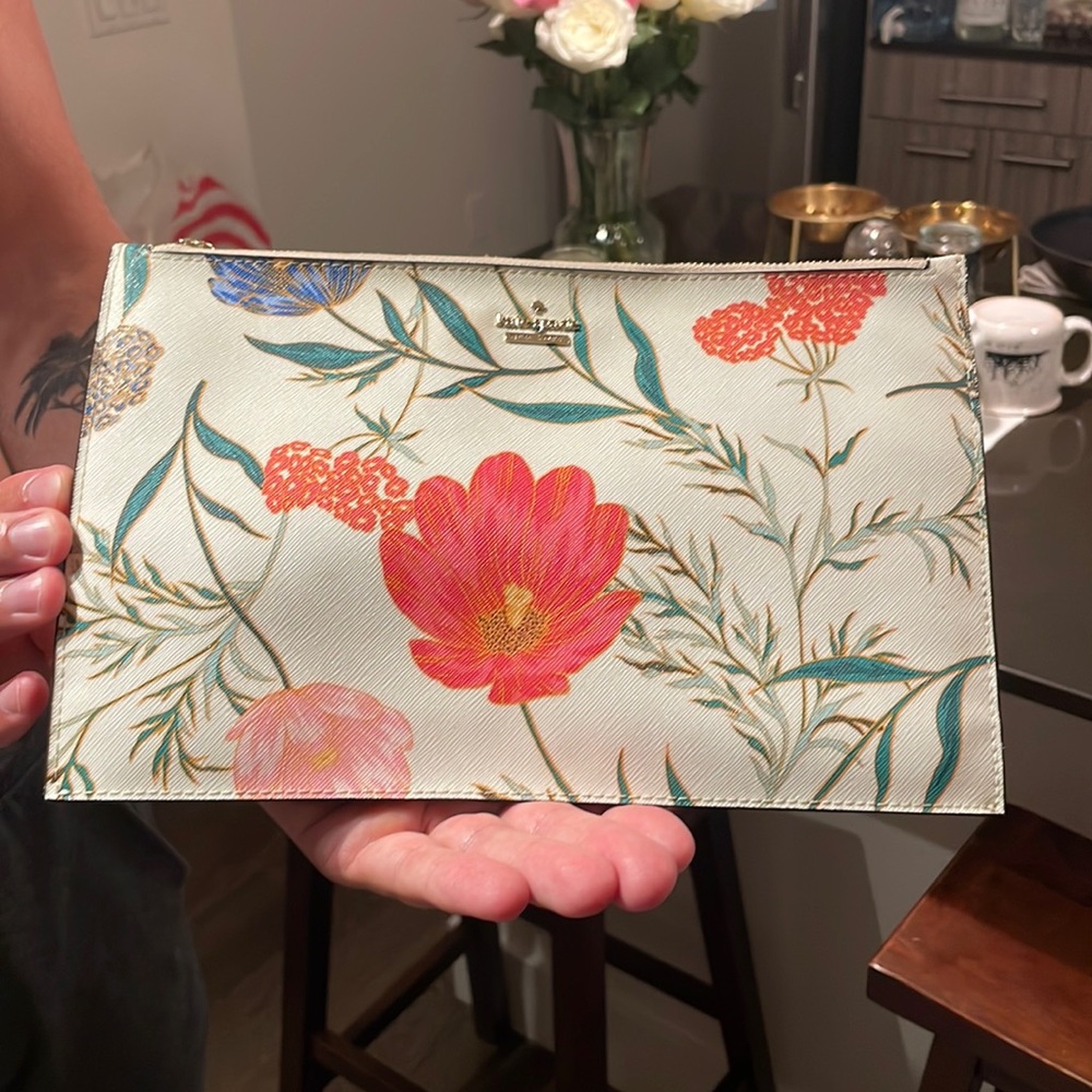 Gently used Kate spade clutch purse